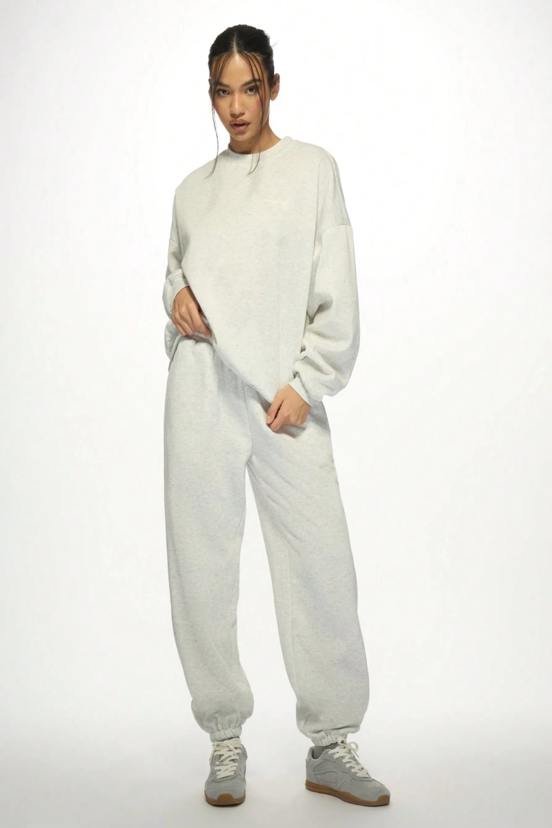 MISSGUIDED Klasik Büyük Boy Jogger Eşofman Altı Elastik Manşetli, Rahat Atletik Dinlenme Pant