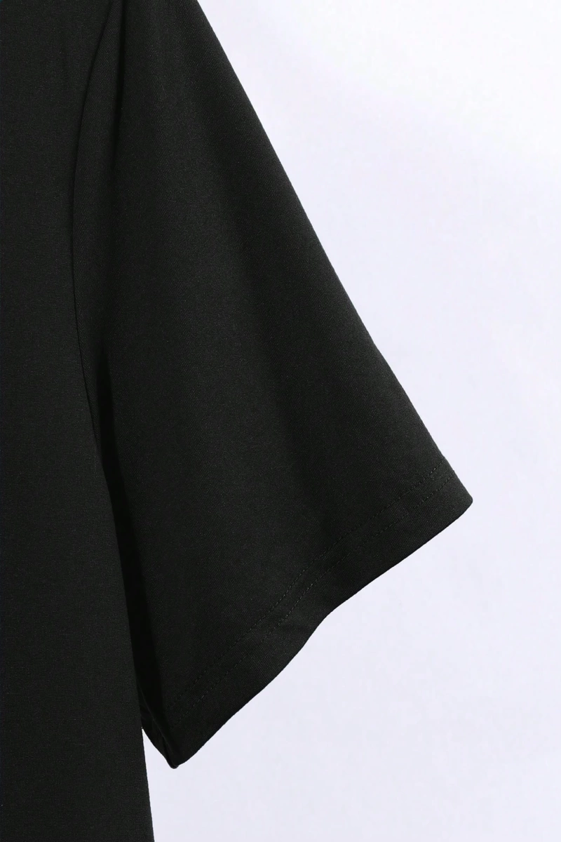 Moda Dalga Desenli Erkek Kısa Kollu Tişört, Yaz