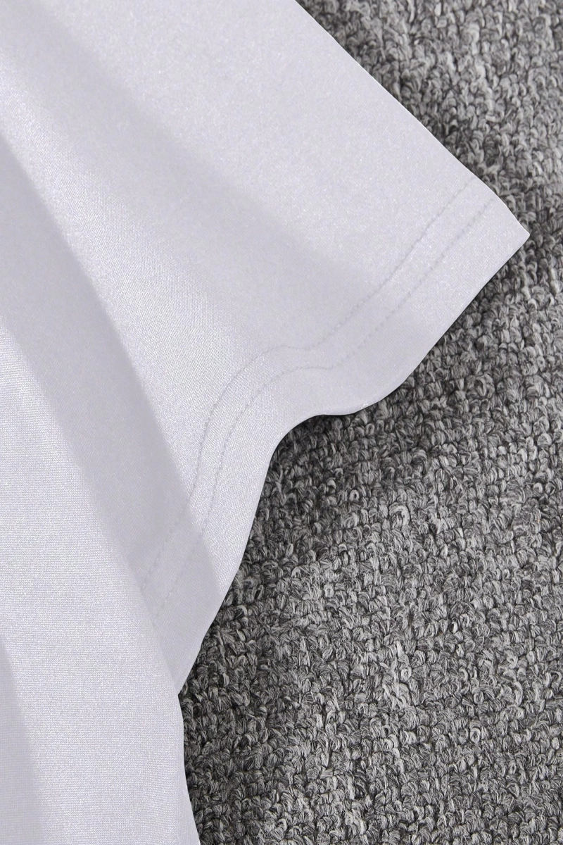 Moda Dalga Desenli Erkek Kısa Kollu Tişört, Yaz