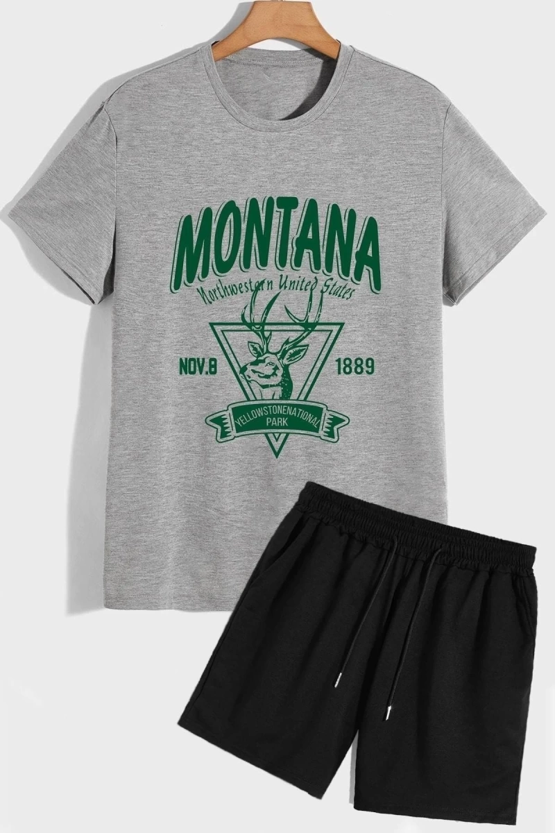 Montana Şort T-shirt Eşofman Takımı MONTANA