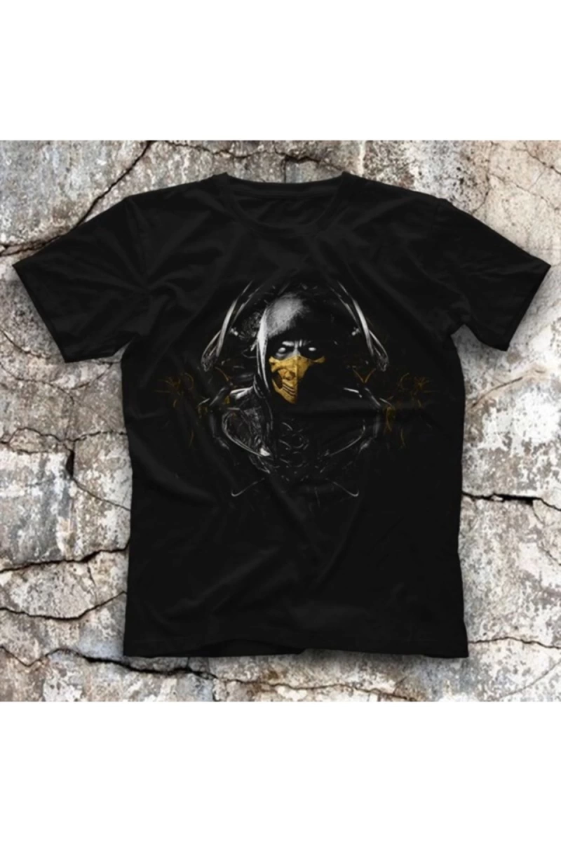 Mortal Kombat Siyah Unisex Tişört T-shirt