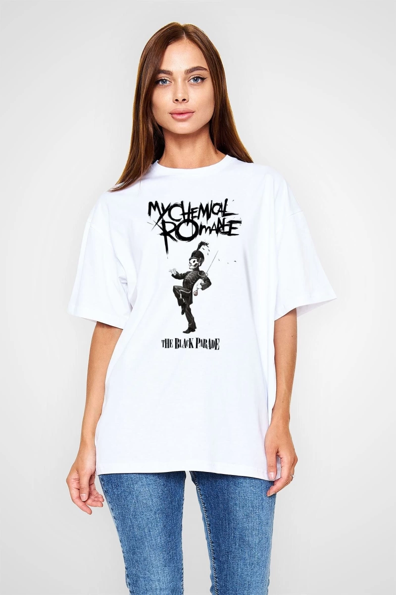 My Chemical Romance Beyaz Unisex Tişört T-shirt