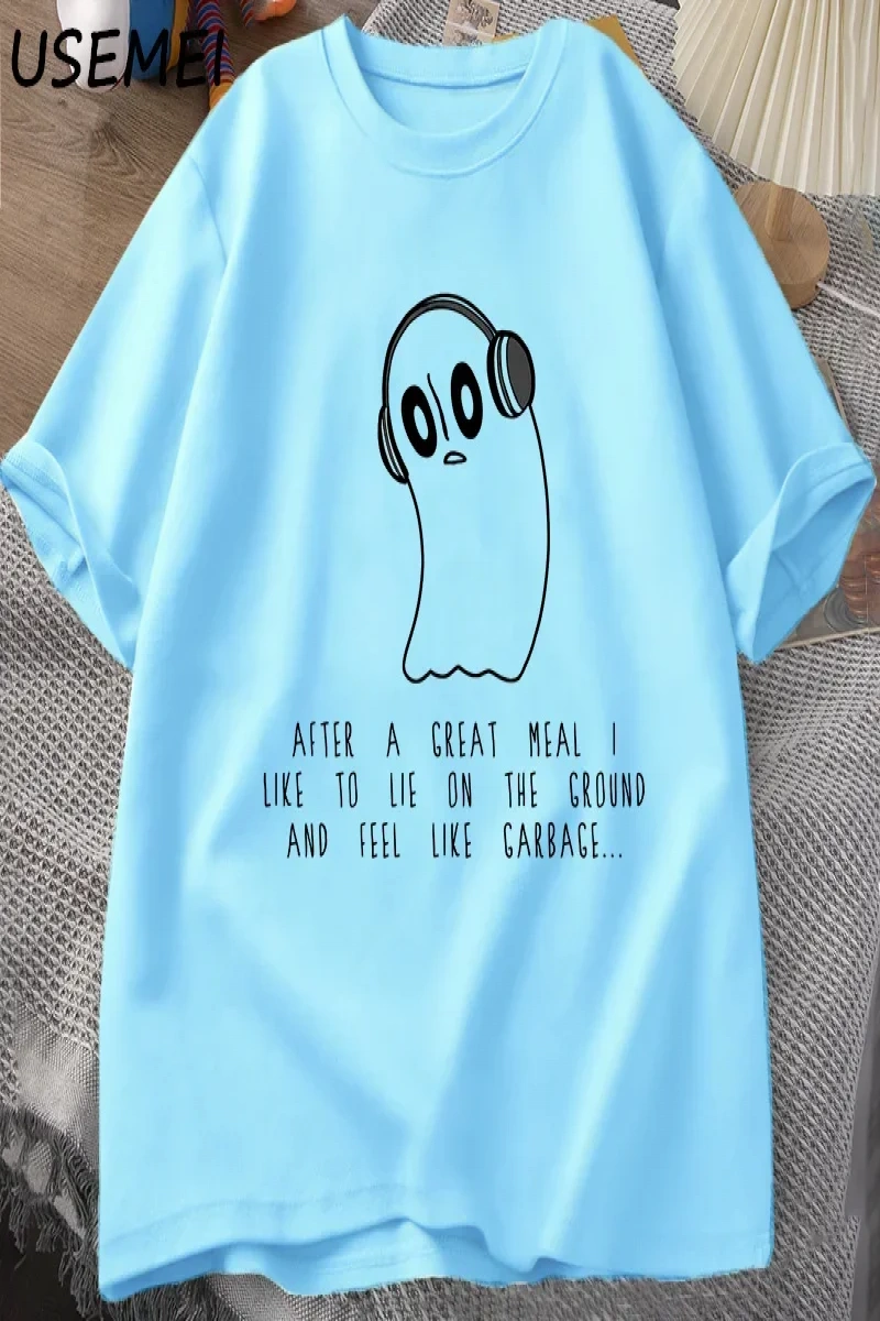 Napstablook Galaxy Undertale Müzik TErkekler Yaz Pamuk Kısa Kollu erkek T-shirt Rahat 2874