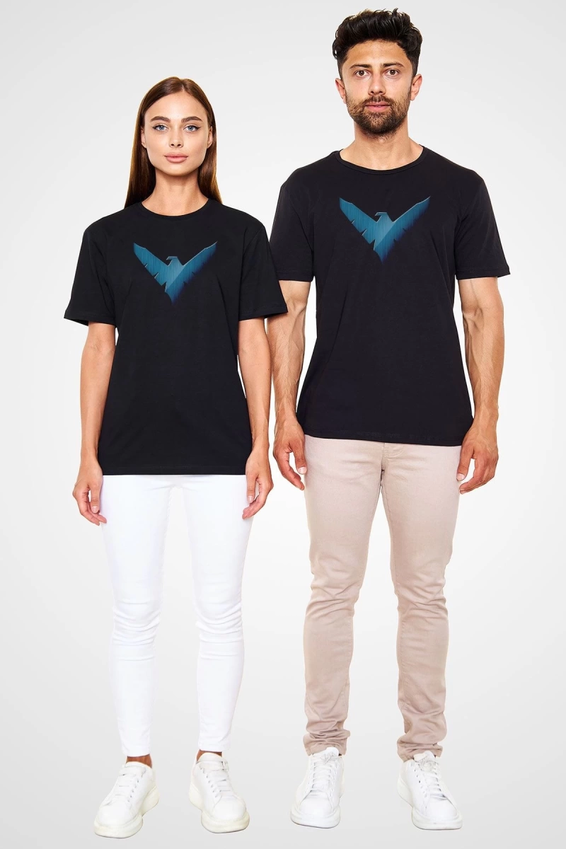 Nightwing Siyah Unisex Tişört T-shirt
