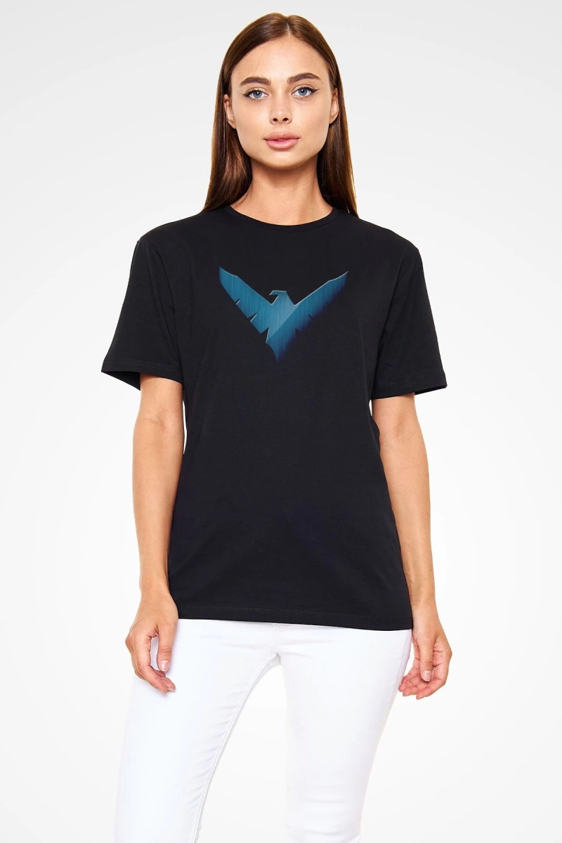 Nightwing Siyah Unisex Tişört T-shirt