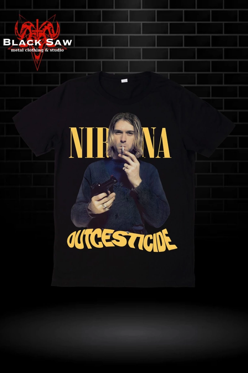 Nirvana Kurt Cobain Grunge KODSİYAHSAW