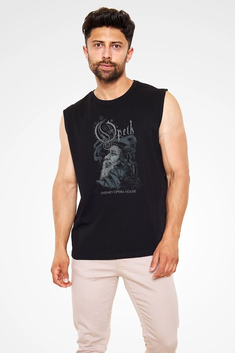 Opeth Siyah Kolsuz Tişört T-shirt