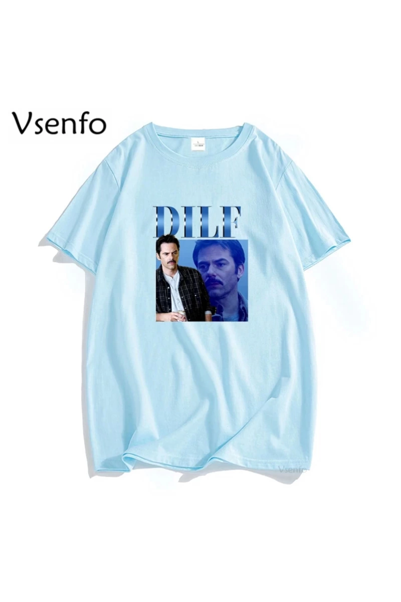 Orijinal DILF Charlie kuğu T-shirt kadın erkek alacakaranlık destan Merch Tshirt boy erkek T