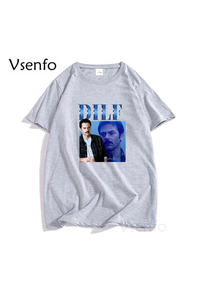 Orijinal DILF Charlie kuğu T-shirt kadın erkek alacakaranlık destan Merch Tshirt boy erkek T