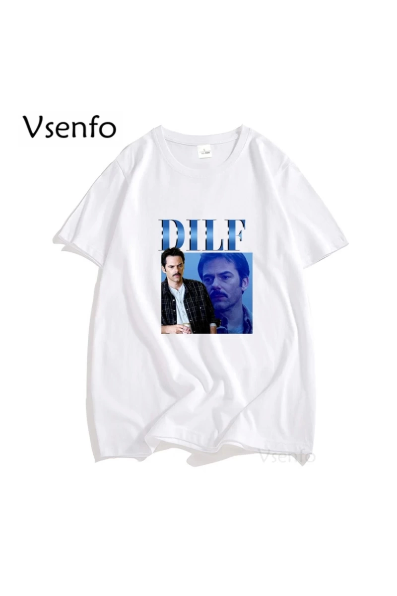 Orijinal DILF Charlie kuğu T-shirt kadın erkek alacakaranlık destan Merch Tshirt boy erkek T
