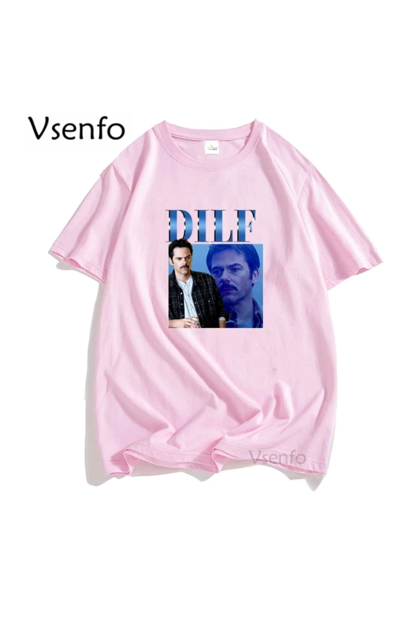 Orijinal DILF Charlie kuğu T-shirt kadın erkek alacakaranlık destan Merch Tshirt boy erkek T