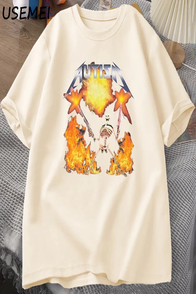 Otizm Meme T-Shirt rahat pamuk kısa kollu Teemizah baskılı Retro kısa kollu T Shirt U 2958