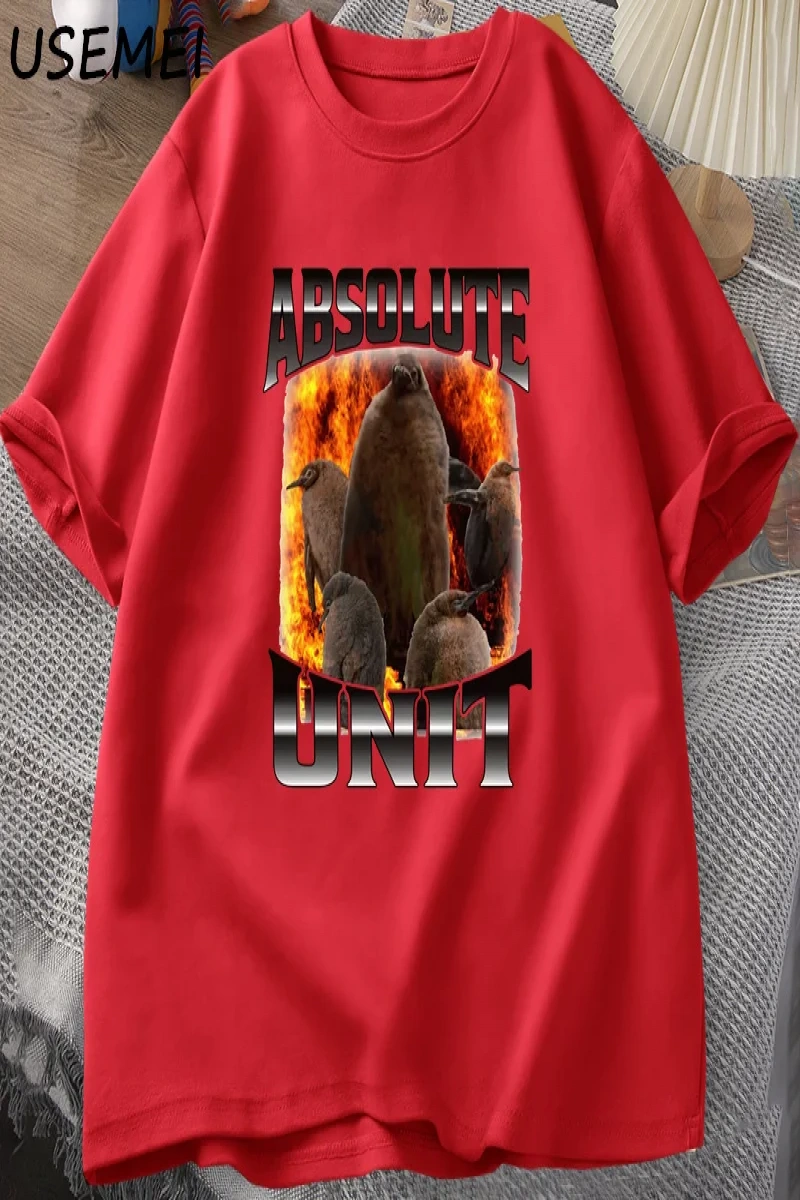 Pesto The Penguin Absolute Unit Tshirts Rap Fire Style Viral Meme Pop Culture Mens T-Shirt C 3008