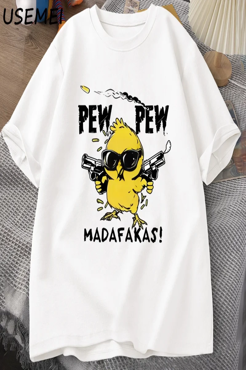 Pew Pew Madafakas Komik Grafik T Shirt Çılgın Kedi baskılı tişört Rahat Pamuk Kısa Kollu Yeti 2974