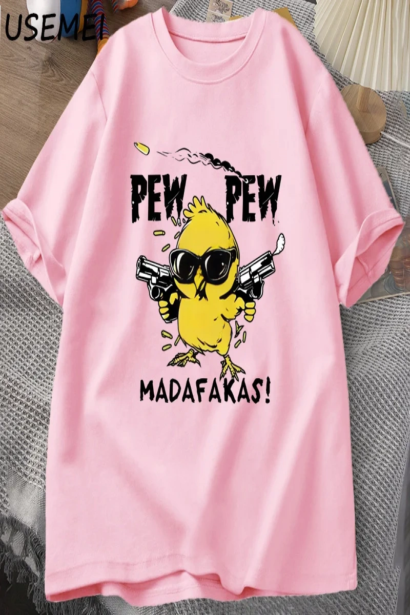 Pew Pew Madafakas Komik Grafik T Shirt Çılgın Kedi baskılı tişört Rahat Pamuk Kısa Kollu Yeti 2974