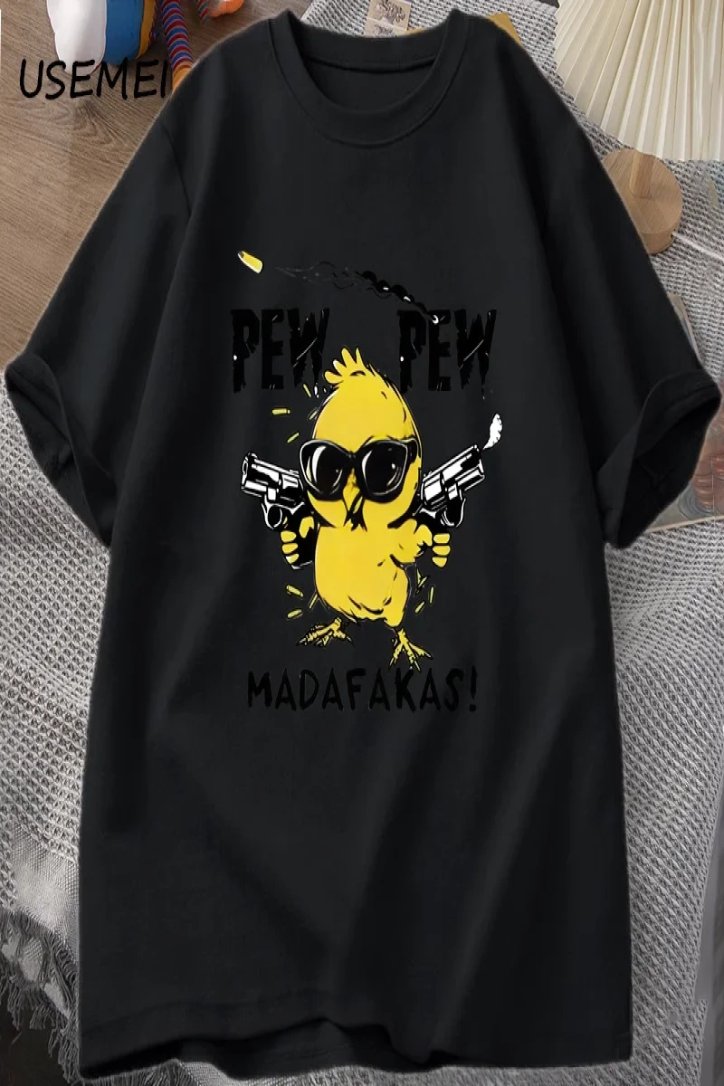 Pew Pew Madafakas Komik Grafik T Shirt Çılgın Kedi baskılı tişört Rahat Pamuk Kısa Kollu Yeti 2974