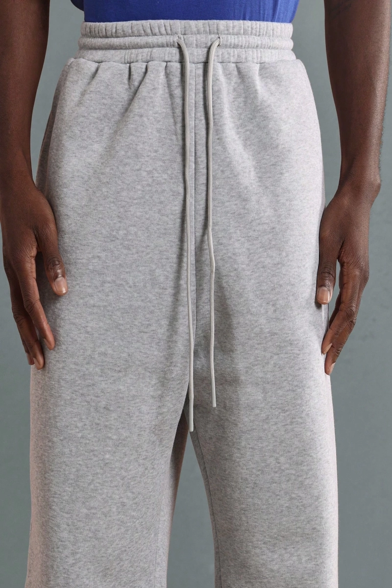 Premium Drop Crotch Eşofman Altı Rahat Kesim Atletik Jogger Yıldız Logolu Ev Giyimi El