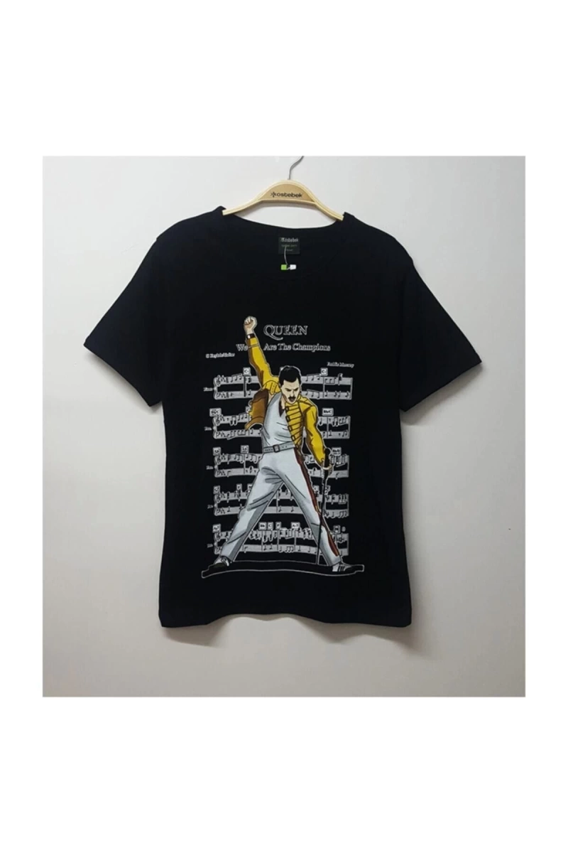 Queen & Freddy Mercury - We Are The Champions T-shirt Et1223