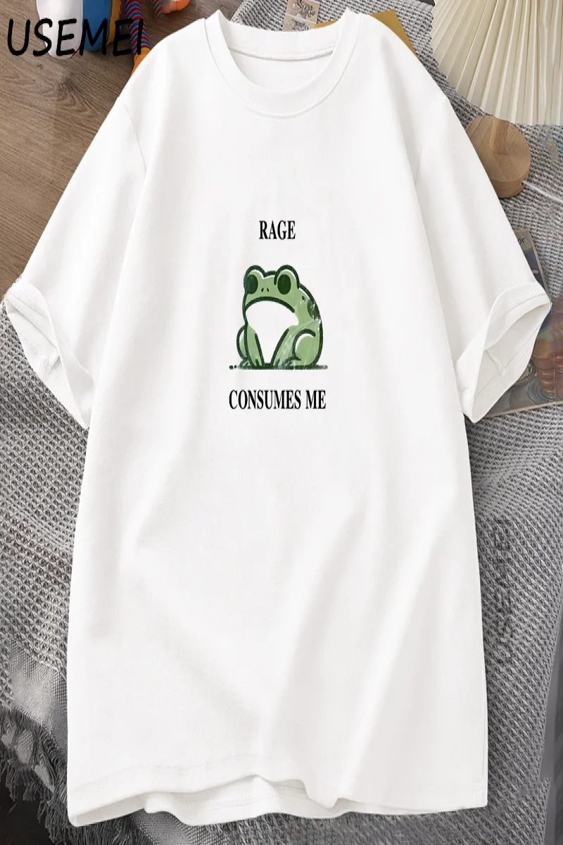 Rage Beni Tüketiyor Kurbağa Vintage T Shirt Erkek Kadın Tee Doğa Sevgilisi Aptal Kurbağa Retr 2820