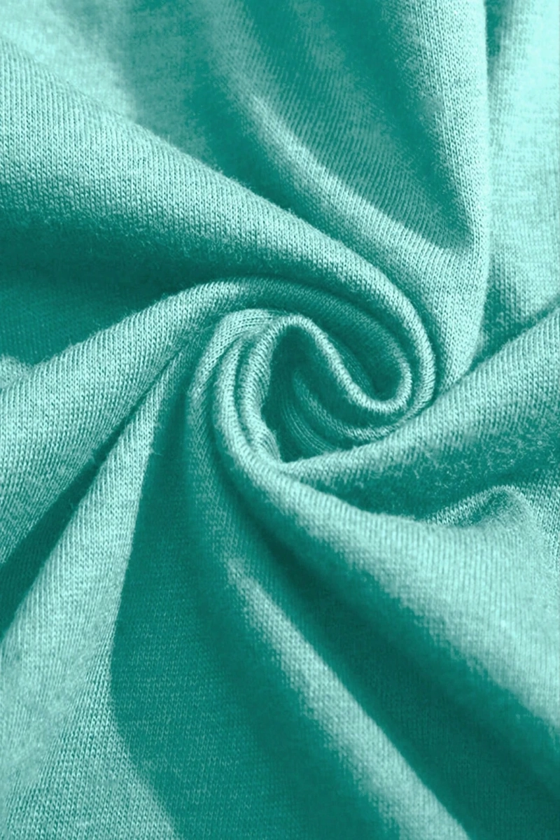 Rahat Çok Yönlü Minimalist Düz Renk Yuvarlak Yaka Kısa Kollu Tişört