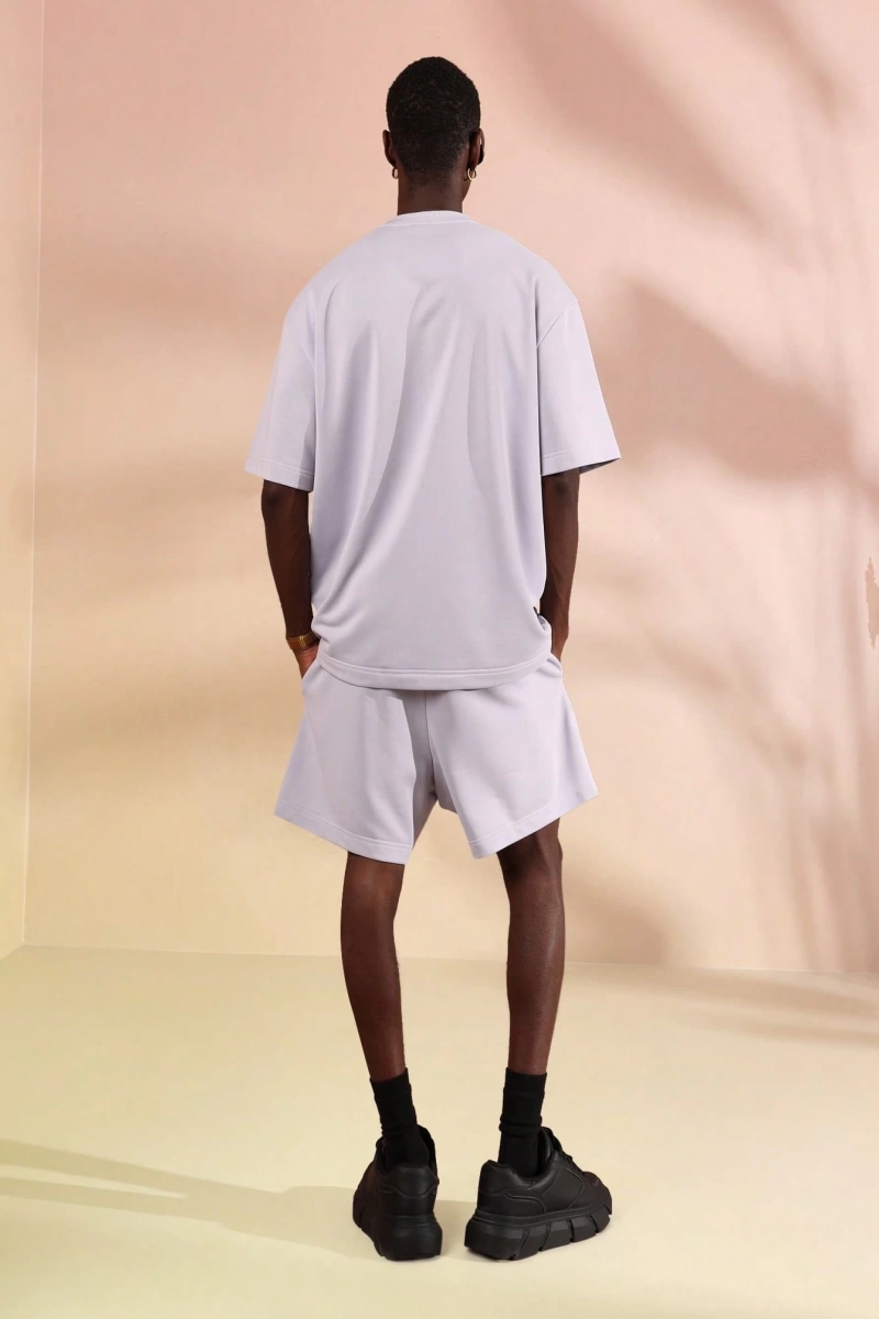 Regular Fit Kısa Kollu Tişört Kısa Set