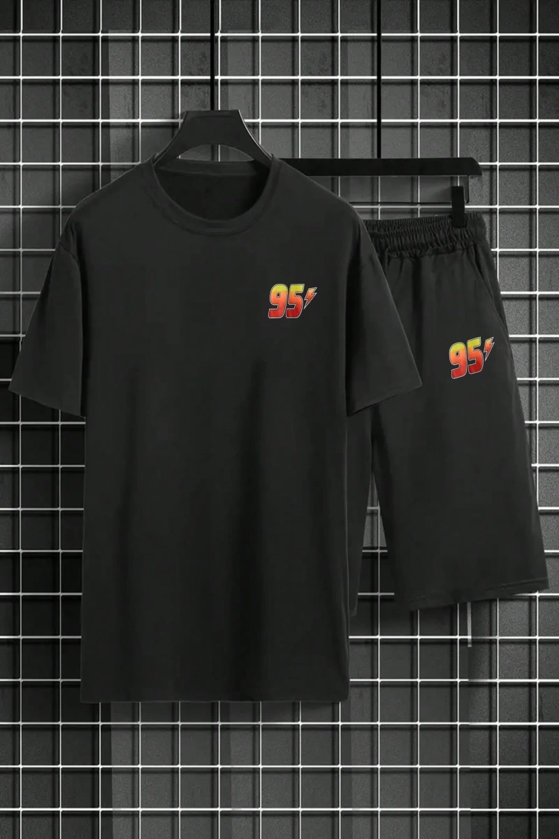 Regular Fit Kısa Kollu Tişört Kısa Set