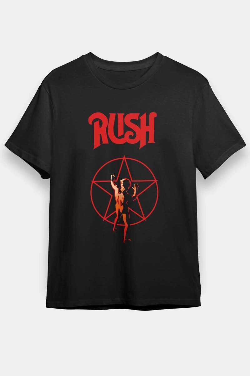 Rush Siyah Unisex Tişört T-Shirt