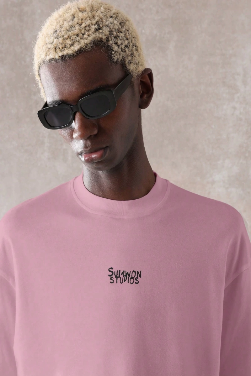 Saint Tropez Grafik Tişört Büyük Boy Rahat Fransız Rivierası Şarap Bardağı Baskılı Yaz