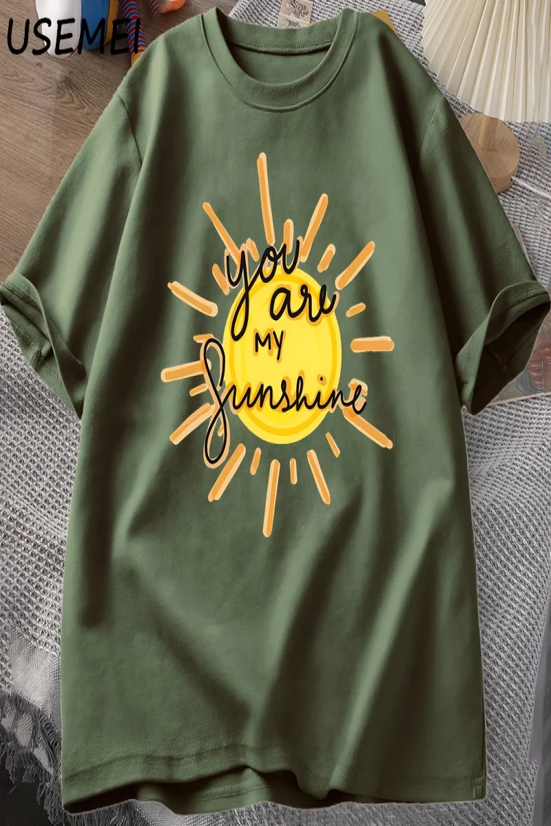 Sen benim güneş T-shirt pamuk adam kısa kollu T-shirt komik baskılı Tees erkekler kadınlar St 2980