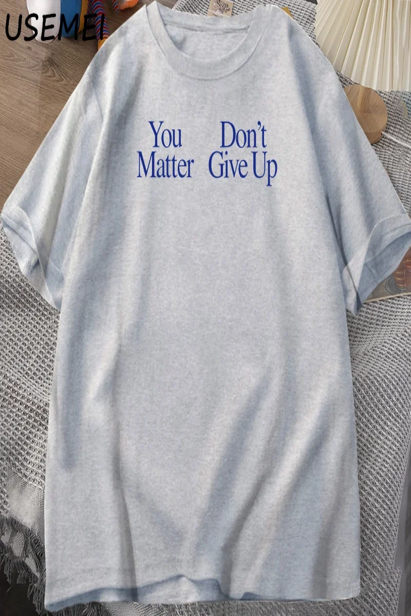 Sen Önemli Değil T-Shirt Erkek Tasarımcı Giyim Erkekler Grafik Tees Pamuk Şort Kollu T Gömlek 2947