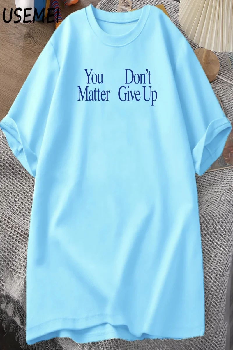 Sen Önemli Değil T-Shirt Erkek Tasarımcı Giyim Erkekler Grafik Tees Pamuk Şort Kollu T Gömlek 2947