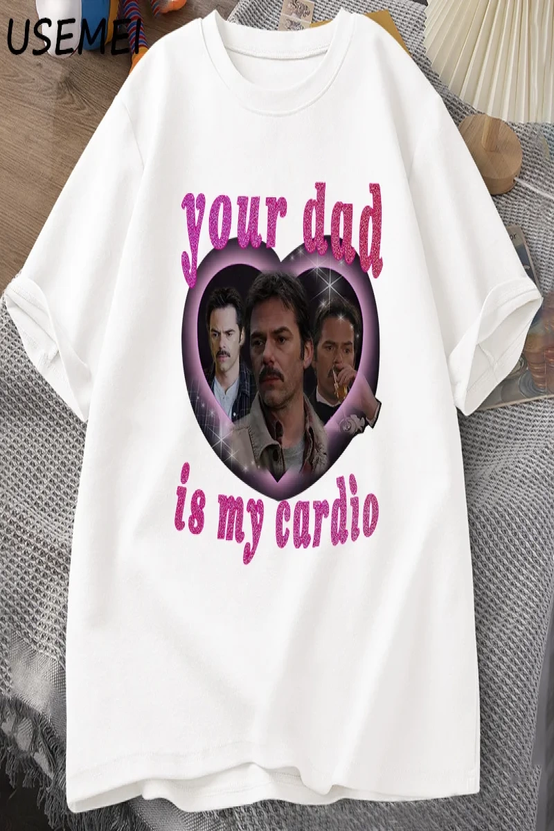 Senin babam benim kardiyo Tshirt baba kuğu Teeerkek kadın grafik baskılı tişört bisik 2912