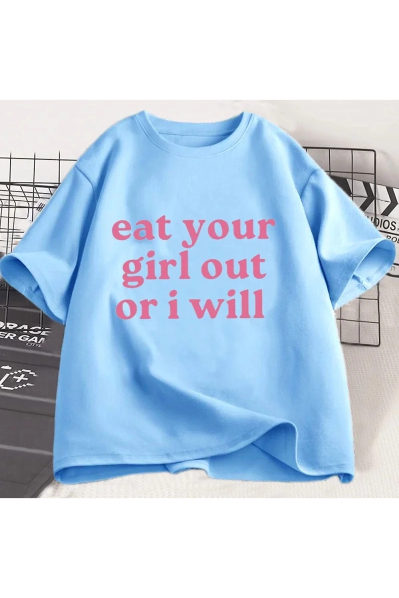 Senin kız dışarı yemek ya da ben T Shirt LGBTQ T-Shirt lezbiyen eşitlik hakları Tshirt gurur