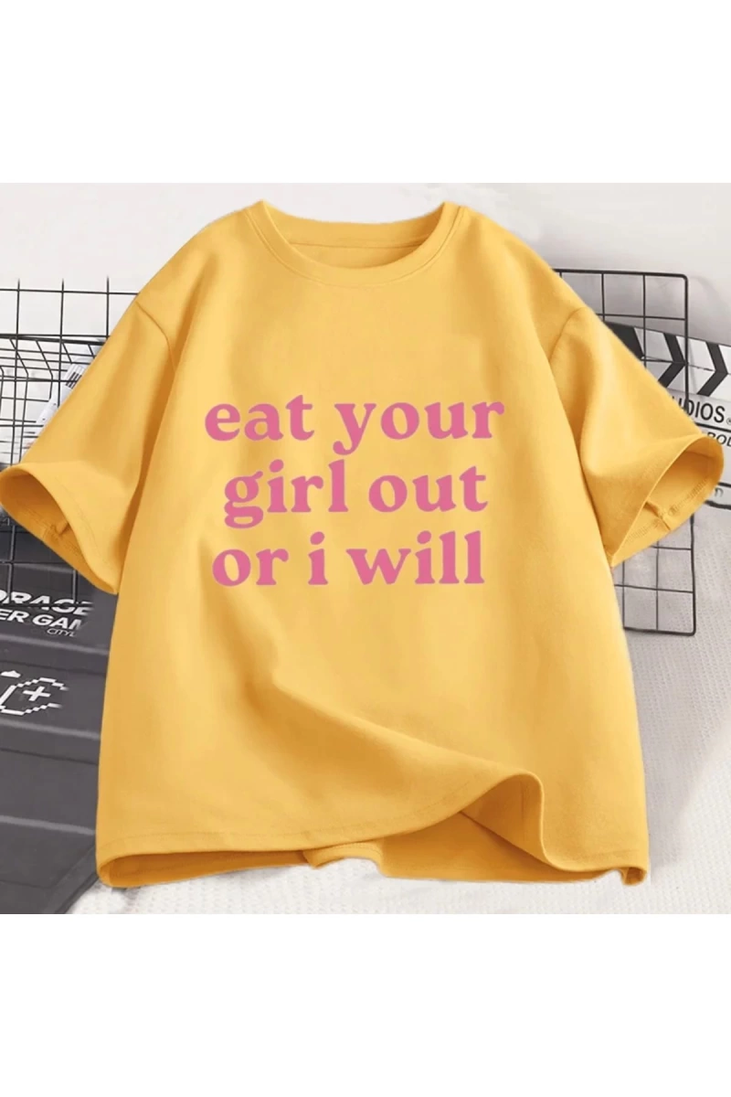 Senin kız dışarı yemek ya da ben T Shirt LGBTQ T-Shirt lezbiyen eşitlik hakları Tshirt gurur