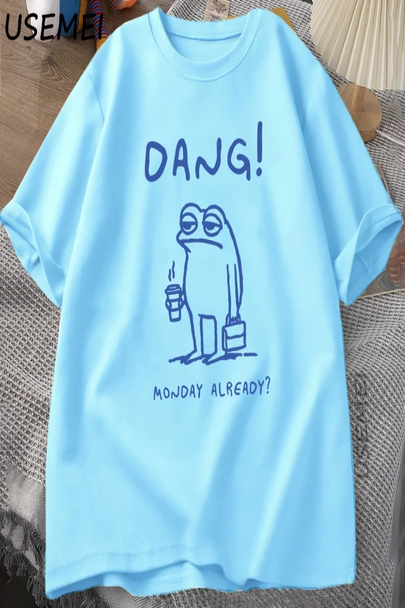 Sevimli Cottagecore T-shirt Estetik Kurbağa Mantar üzerinde Banjo Oynarken TErkekler  2827