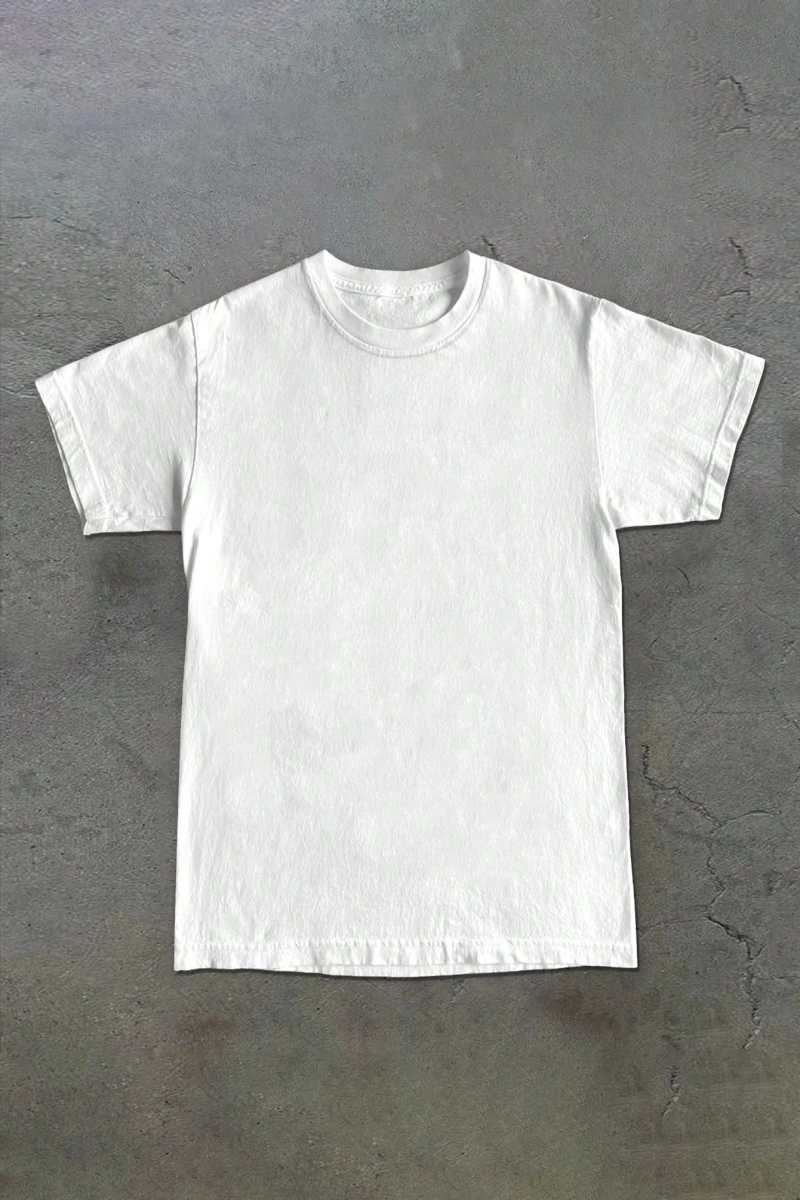 SHEIN Erkek Günlük Slogan Baskılı Kısa Kollu Tişört, Yaz