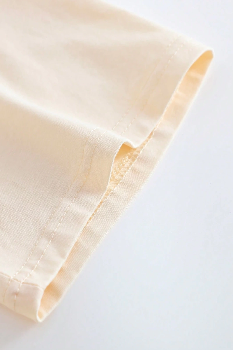 SHEIN MOOSTA 1 parça WhimsyCat Polyester Günlük Tişört, Yuvarlak Yaka Alfabe Desenli, Normal