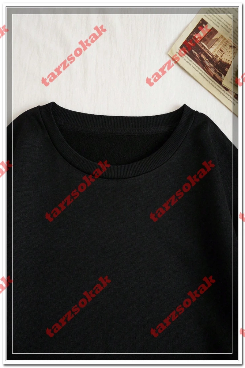 Siyah Kapşonlu Ejderha Detaylı ikili TAKIM