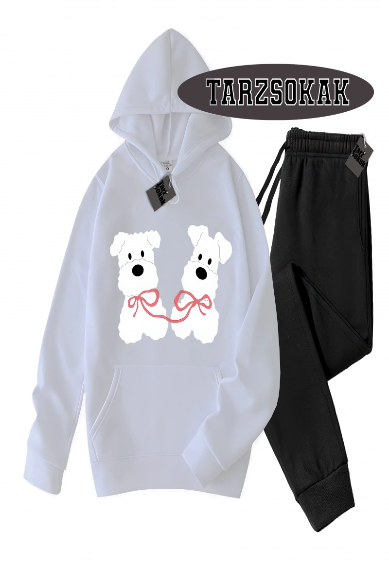 Siyah Kapşonlu film köpek Detaylı ikili TAKIM