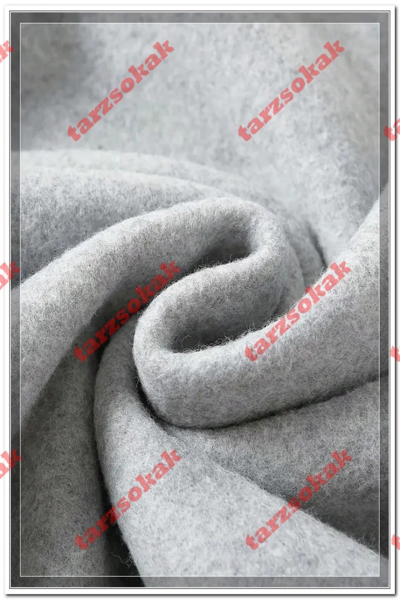 Siyah Kapşonlu Flower Detaylı ikili TAKIM