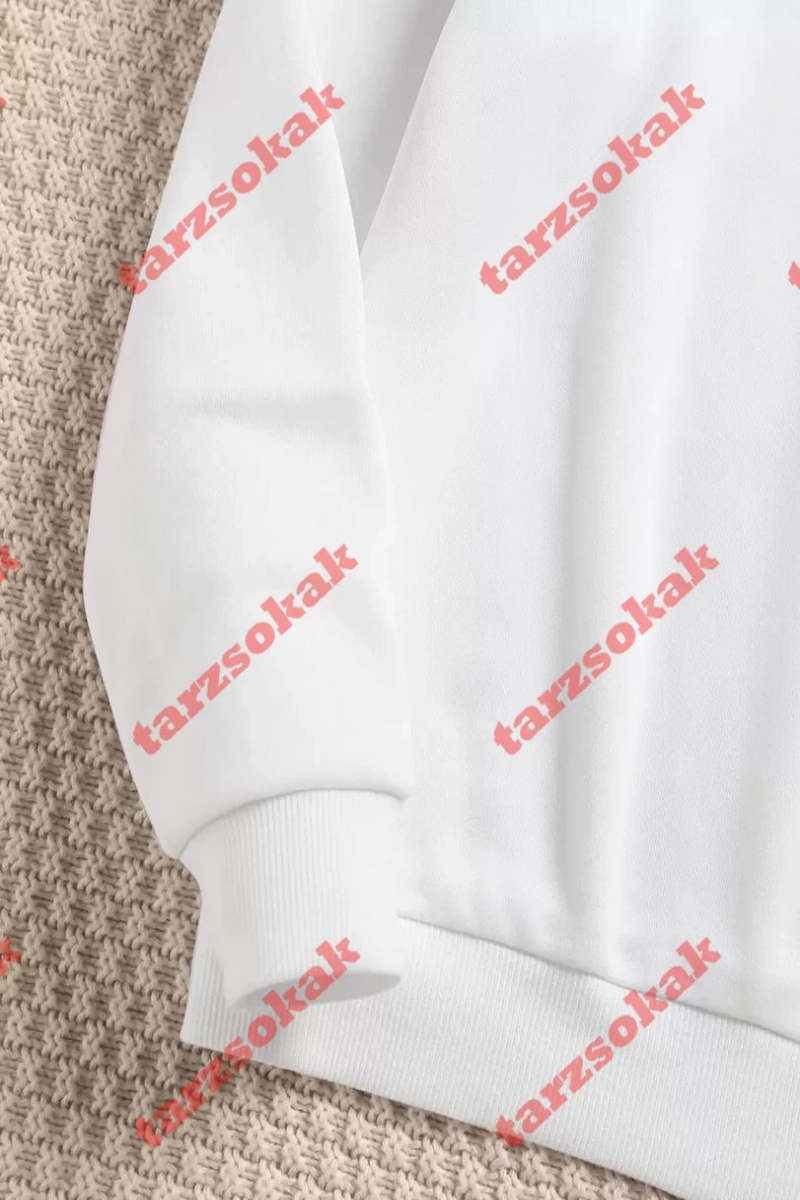 Siyah Kapşonlu Herry Yum Yum Detaylı ikili TAKIM