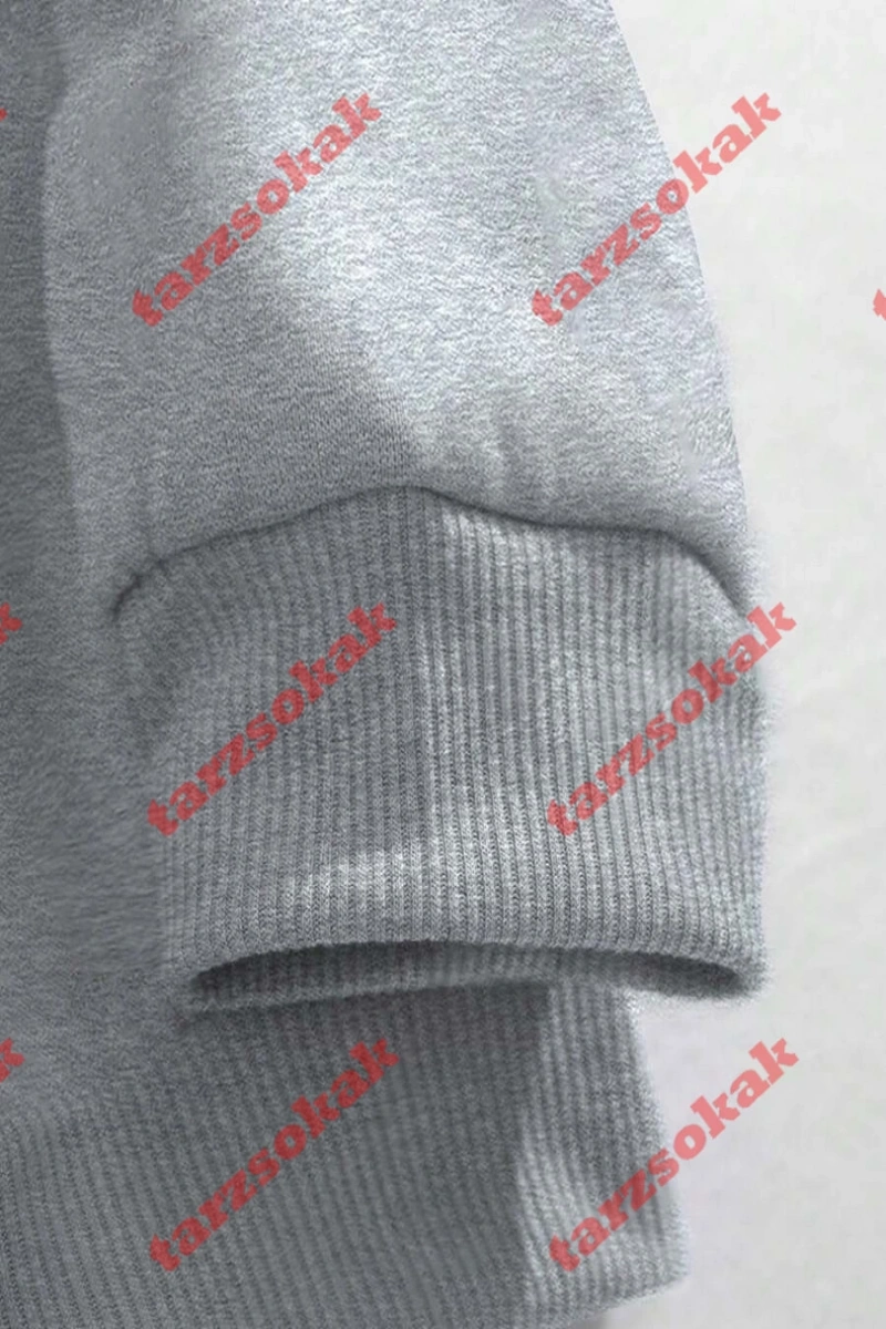 Siyah Kapşonlu Herry Yum Yum Detaylı ikili TAKIM