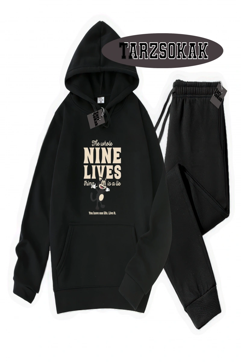 Siyah Kapşonlu Ine lives  Detaylı ikili TAKIM