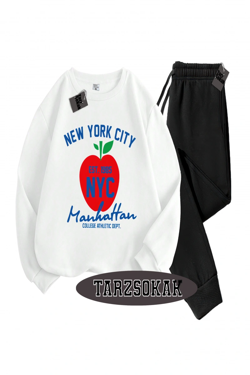 Siyah Kapşonlu Nyces  Detaylı ikili TAKIM