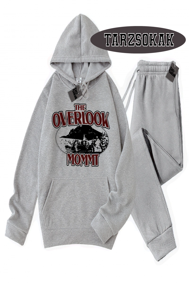 Siyah Kapşonlu Overlook Detaylı ikili TAKIM