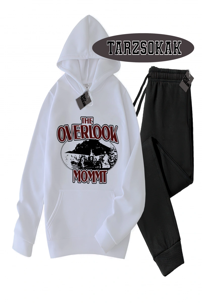 Siyah Kapşonlu Overlook Detaylı ikili TAKIM