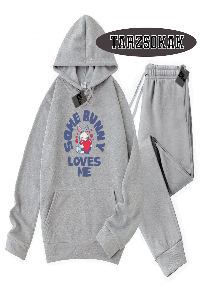 Siyah Kapşonlu Reason Detaylı ikili TAKIM