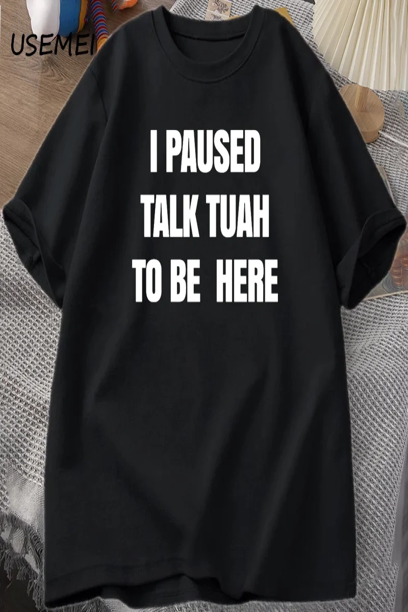 Skibidi Toilet Rizz Ohio Tshirt Funny Humor Letter Printed T-shirt Cotton Short Sleeve Round  3017