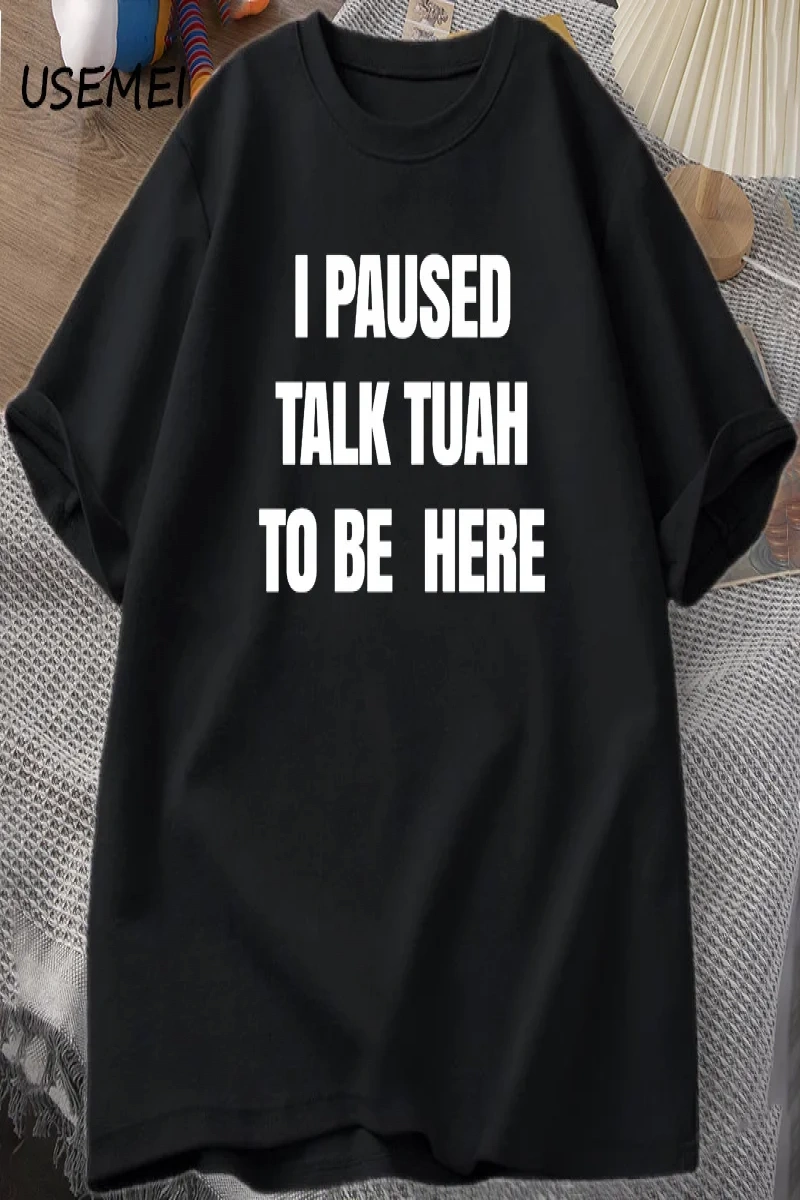 Skibidi Toilet Rizz Ohio Tshirt Funny Humor Letter Printed T-shirt Cotton Short Sleeve Round  3017