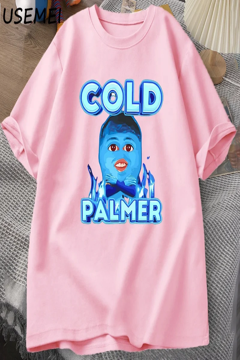 Soğuk Palmer Meme Grafik Tees Erkek Kadın Rahat Pamuk Baskılı T Shirt Moda Kısa Kollu Erkek T 2926